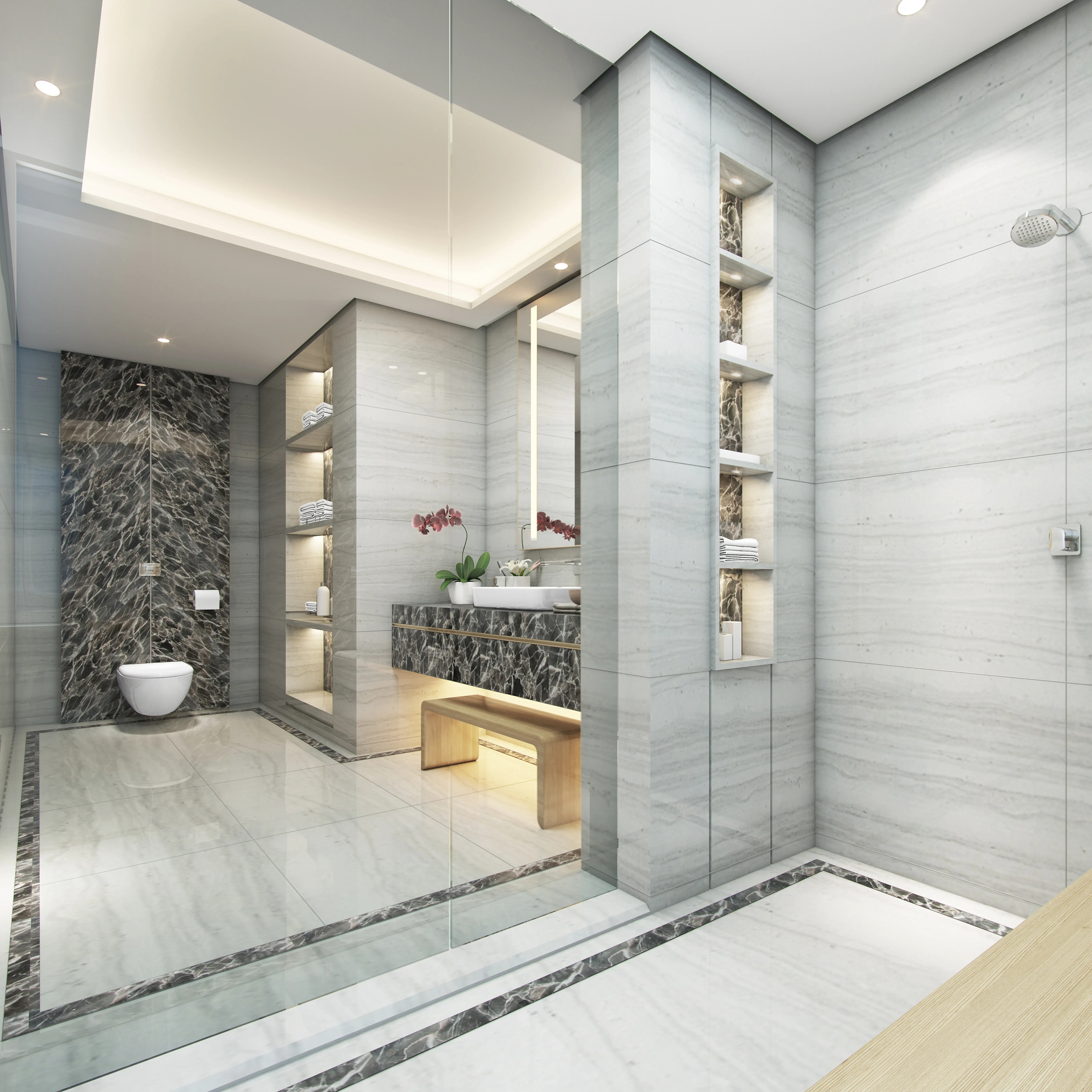 Bathroom interior by ART NOVO